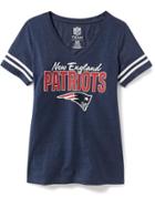 Old Navy Womens Nfl Team V-neck Tee For Women Patriots Size S