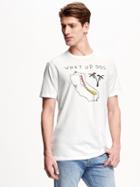Old Navy Humor Graphic Tee For Men - Bright White 2