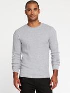 Old Navy Soft Washed Built In Flex Thermal Tee For Men - Heather Gray