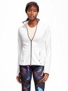Old Navy Go Warm Quilted Performance Jacket For Women - Bright White