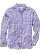 Old Navy Mens Classic Regular Fit Shirts Size Xxl Big - Purple Gingham Jas