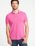 Old Navy Mens Built-in Flex Moisture-wicking Pro Polo For Men Perennial Pink Size L
