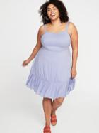 Plus-size Fit & Flare Tiered Cami Dress