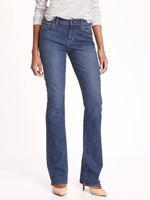 Old Navy Original Boot Cut Jeans For Women - Blue Reeds