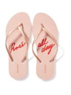 Old Navy Printed Flip Flops For Women - Graphic