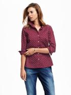 Old Navy Classic Printed Shirt For Women - Flower Power