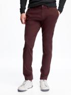Old Navy Ultimate Skinny Khakis For Men - Wined Down