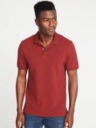 Old Navy Mens Built-in Flex Moisture-wicking Pro Polo For Men Robbie Red Size M