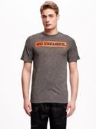 Old Navy Go Dry Cool Performance Graphic Tee For Men - Heather Grey