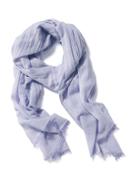 Old Navy Solid Linear Gauze Scarf - Light Tone Chambray