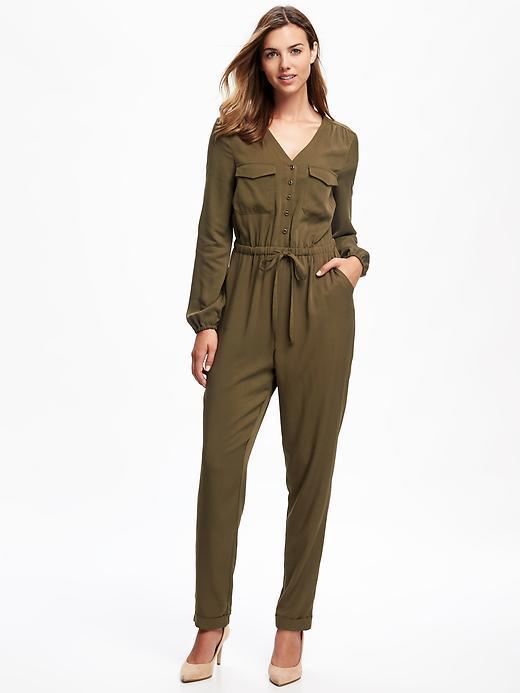 Old Navy Utility Jumpsuit For Women - Salamander