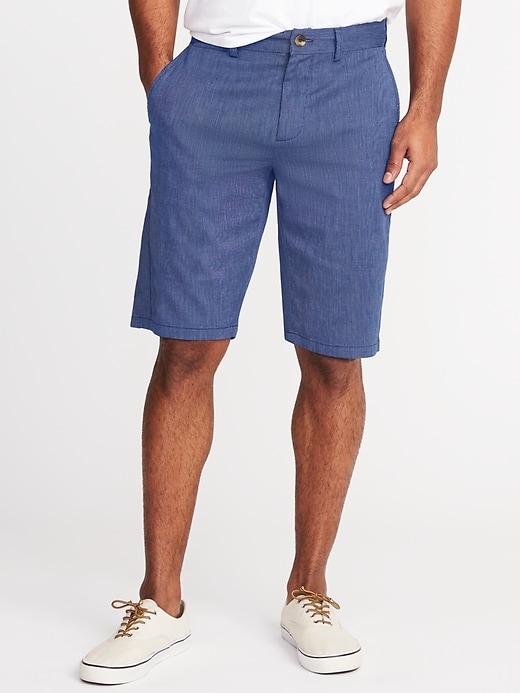 Old Navy Mens Ultimate Slim Built-in Flex Shorts For Men (10) Indigo Size 48w