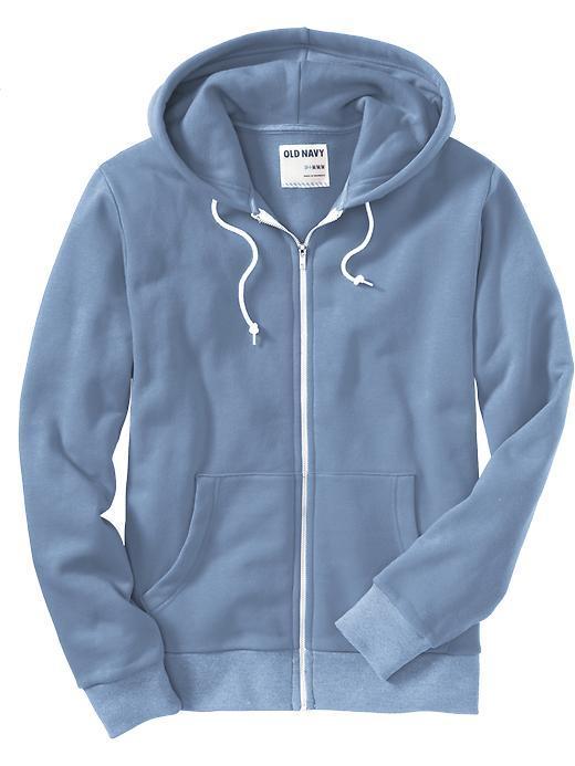 Old Navy Mens Zip Front Hoodies - Frost Bite
