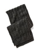 Old Navy Cable Knit Scarf For Men - Charcoal Heather