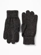 Text-friendly Sweater-knit Gloves For Men