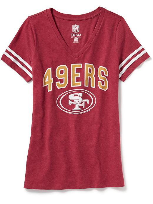 Old Navy Nfl V Neck Tee For Women - 49ers