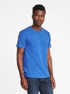 Old Navy Mens Soft-washed Slub-knit Tee For Men Deep Space Blue Size S