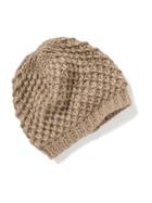 Old Navy Knitted Honeycomb Beanie For Women - Clay Mate