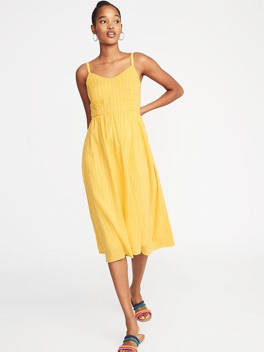 Fit & Flare Cami Midi Dress For Women
