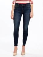 Old Navy Mid Rise Frayed Hem Rockstar Ankle Jeans For Women - Ponderosa
