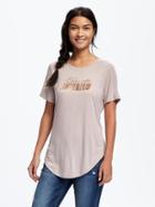 Old Navy Relaxed Graphic Tee For Women - Icelandic Mineral