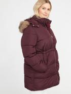 Old Navy Womens Plus-size Hooded Frost-free Long-line Jacket Plum Size 1x
