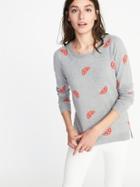 Old Navy Womens Classic Crew-neck Sweater For Women Lemon Twist Size S