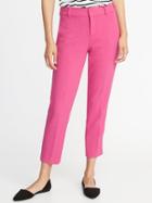 Old Navy Womens Mid-rise Harper Ankle Pants For Women Bright Pink Size 2