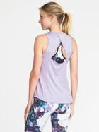 Old Navy Womens Crossback Keyhole Performance Tank For Women Lavender Haven Size Xl