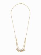 Old Navy Mixed Metal Petal Necklace For Women - Mixed Metal