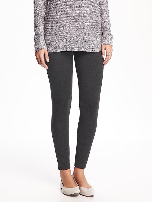 Old Navy Mid Rise Long Leggings For Women - Heather Gray