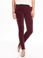 Old Navy Mid Rise Velvet Rockstar Jeans For Women - Raisin For Living