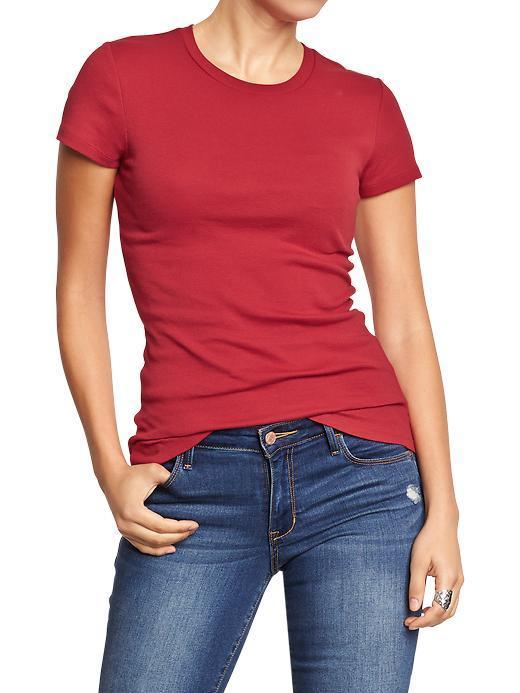 Old Navy Womens Perfect Crew Neck Tees Size L Tall - Bed Of Roses