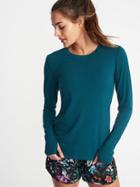 Old Navy Womens Crew-neck Performance Tee For Women Galactic Size Xs