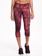 Old Navy Go Dry Cool Compression Crops For Women 20 - Pink Palm