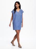 Old Navy Chambray Cocoon Dress For Women - Sheri