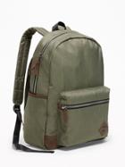 Old Navy Mens Zip-top Backpack For Men Olive Size One Size