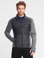 Old Navy Go Warm Mock Neck Jacket For Men - Midnight Oil