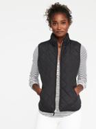 Old Navy Quilted Vest For Women - Black