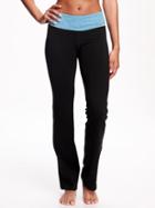 Old Navy Go Dry Slim Boot Cut Yoga Pants For Women - Come Sail Away
