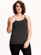 Old Navy Go Dry Compression Cami Size 1x Plus - Black