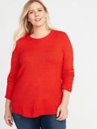 Old Navy Womens Plus-size Cozy Sweater Red Size 3x