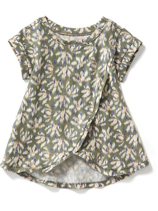 Old Navy Printed Tulip Tee - Green Floral