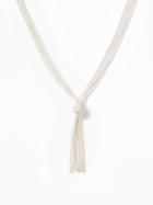 Old Navy  Knotted Lariat Chain Necklace For Women Silver Size One Size