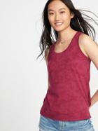 Old Navy Womens Everywear Scoop-neck Tank For Women Berry Size S
