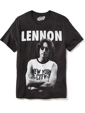 Old Navy John Lennon Graphic Tee Men - Blackjack