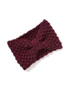 Old Navy Honeycomb Knit Ear Warmers For Women - Wine Purple