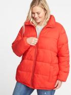 Old Navy Womens Plus-size Frost-free Jacket Red Aloud Size 1x
