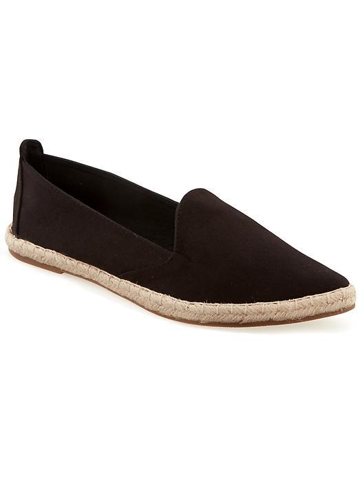 Old Navy Pointed Espadrilles For Women - Black