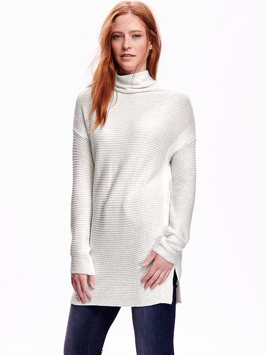 Old Navy Womens Funnel Neck Sweater Size L - Cream
